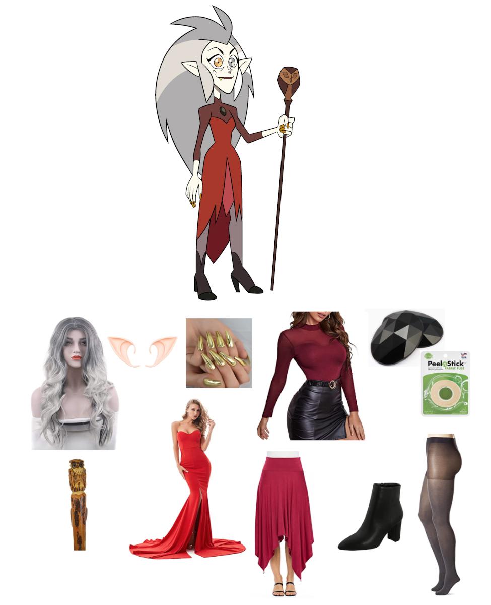 Eda Clawthorne (Red Dress) from The Owl House Costume, Carbon Costume